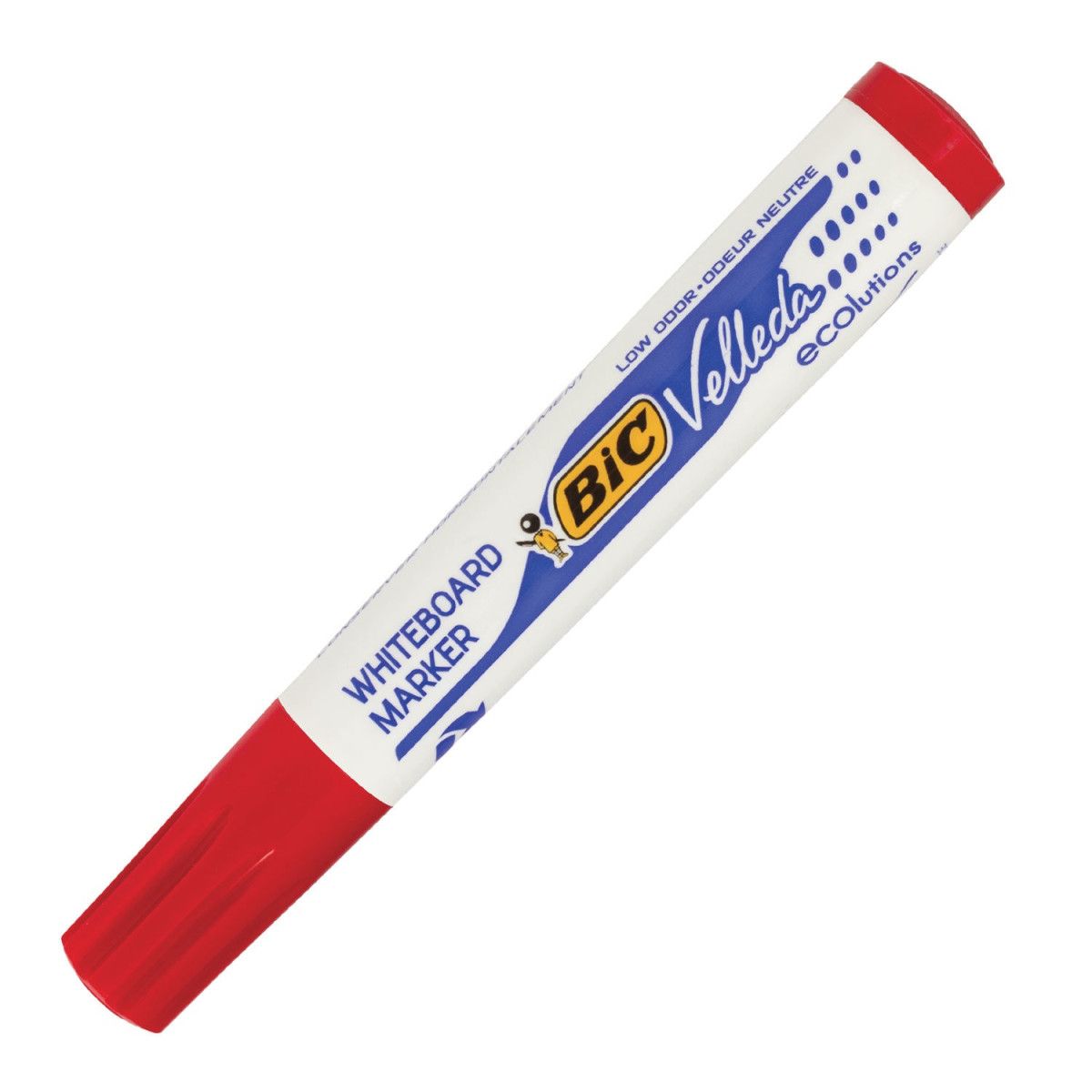 MARKER BIC VELLEDA LAVAGNE LARGE ROSSO - - CANCELLERIA - td-toys.it