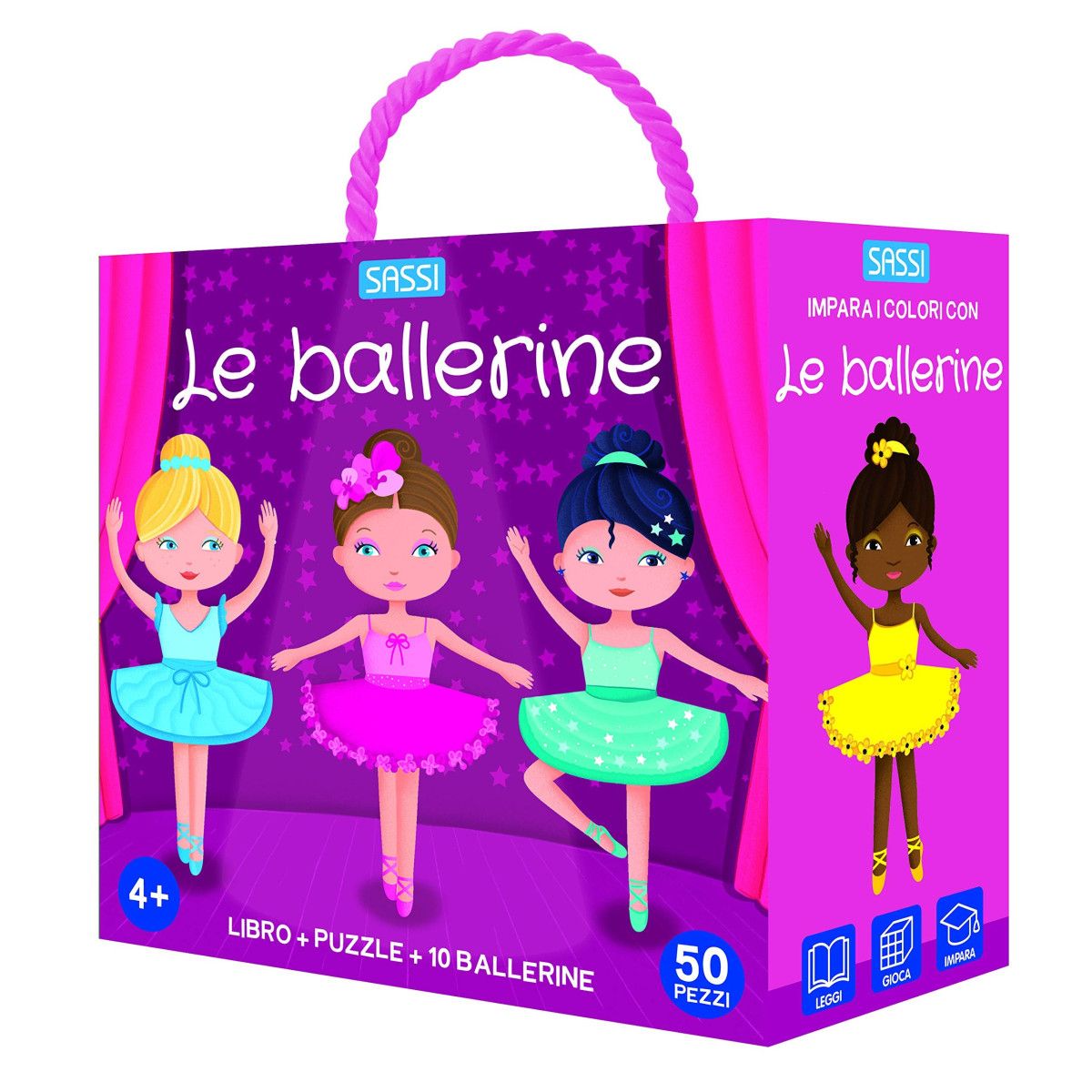 Le ballerine. Q-box. Ediz. a colori. Con puzzle-SASSI EDITORE