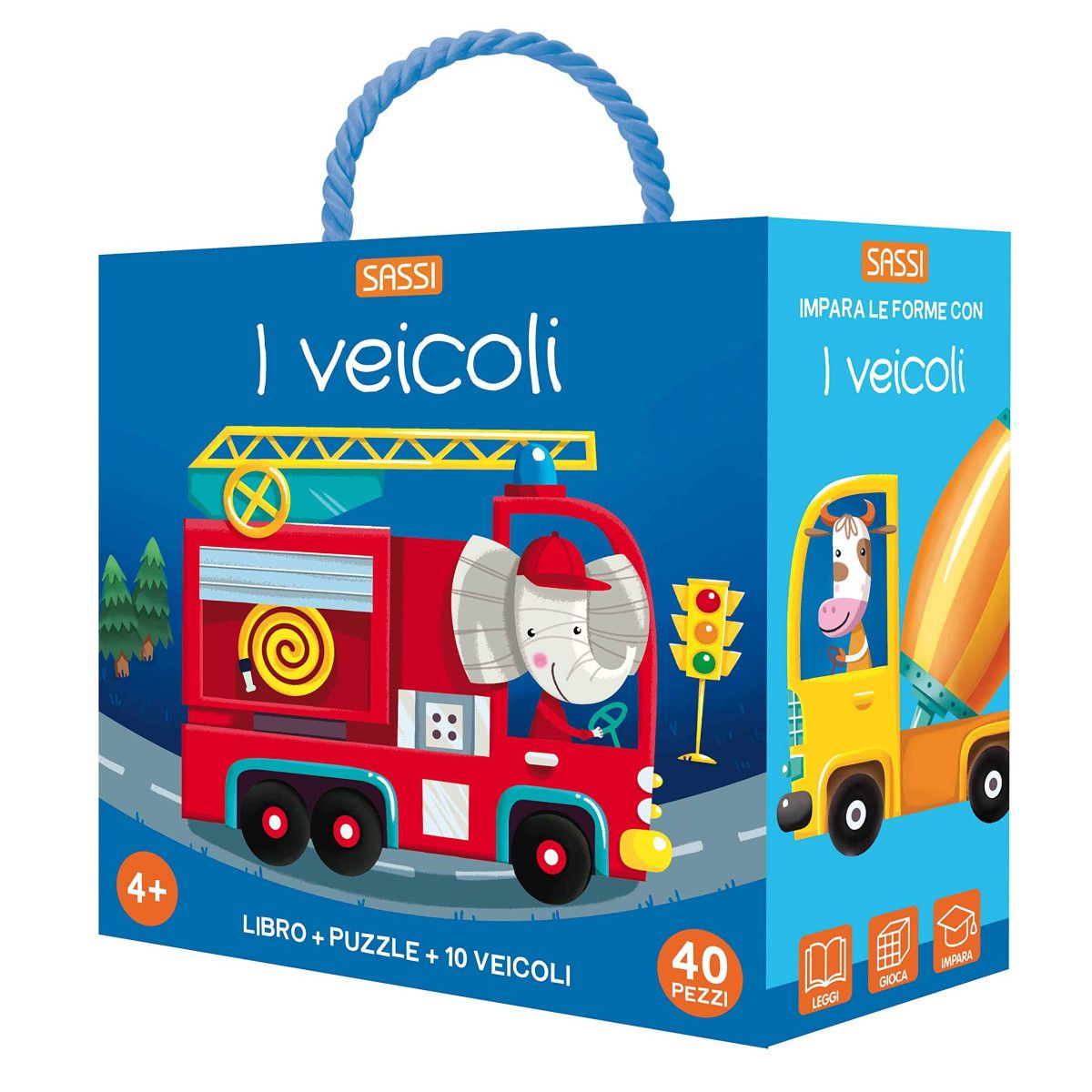 I veicoli. Q-box. Ediz. a colori. Con puzzle-SASSI EDITORE