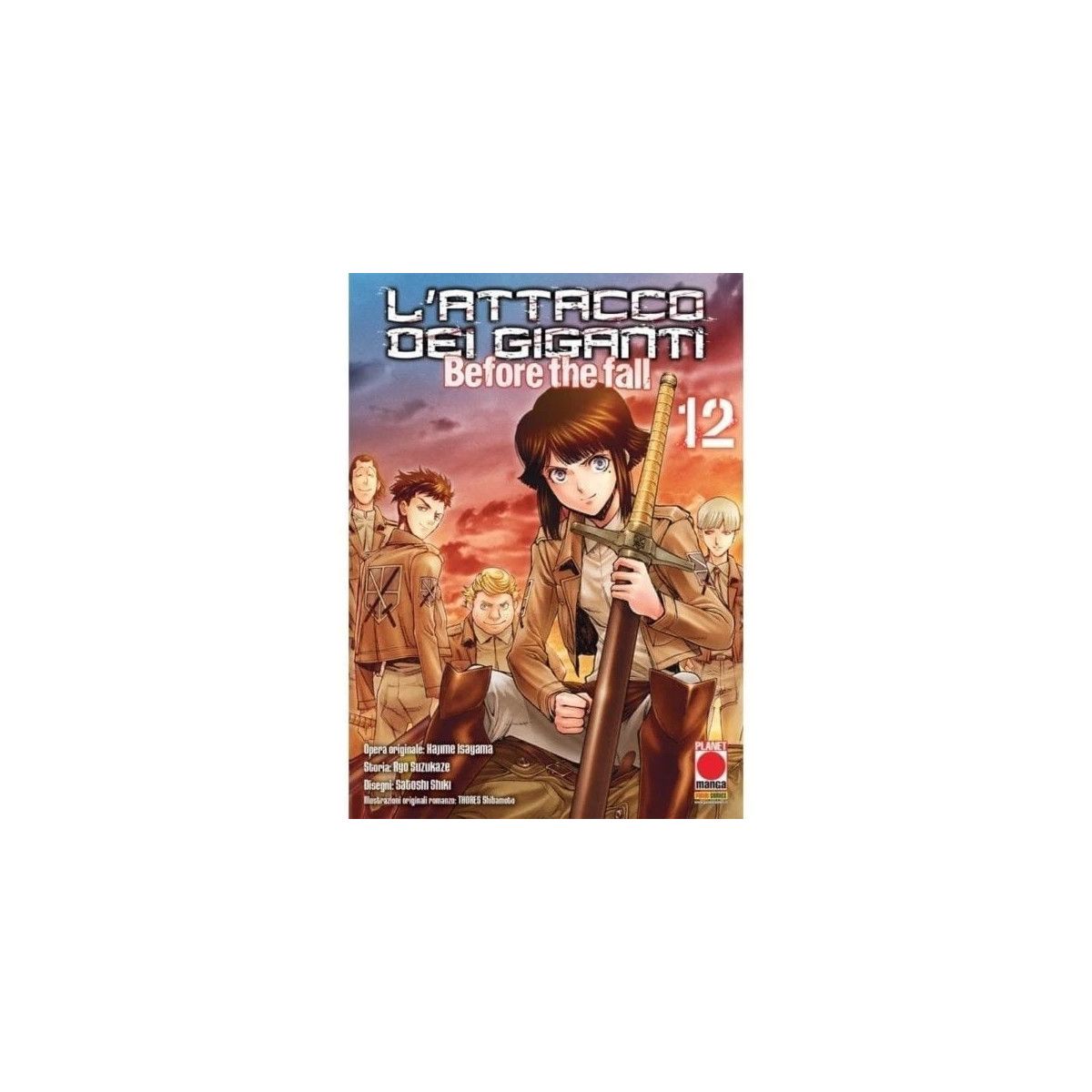 ATTACCO DEI GIGANTI BEFORE-MANGA 12 - - FUMETTI MANGA - td-toys.it