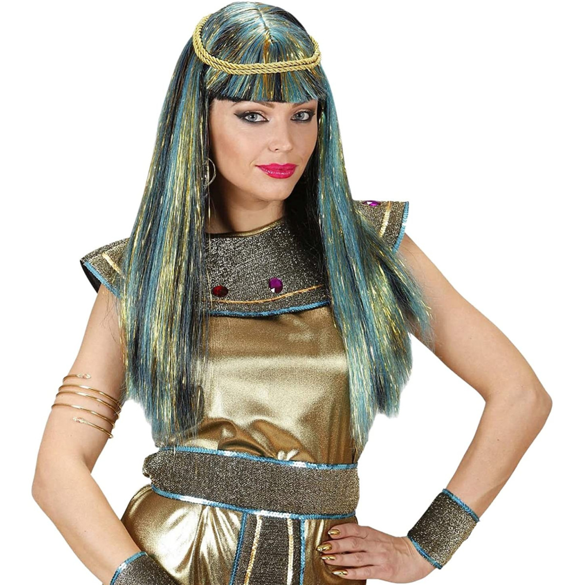 PARRUCCA NEW AGE CLEOPATRA in scatola-ACCESSORI - SCHERZI