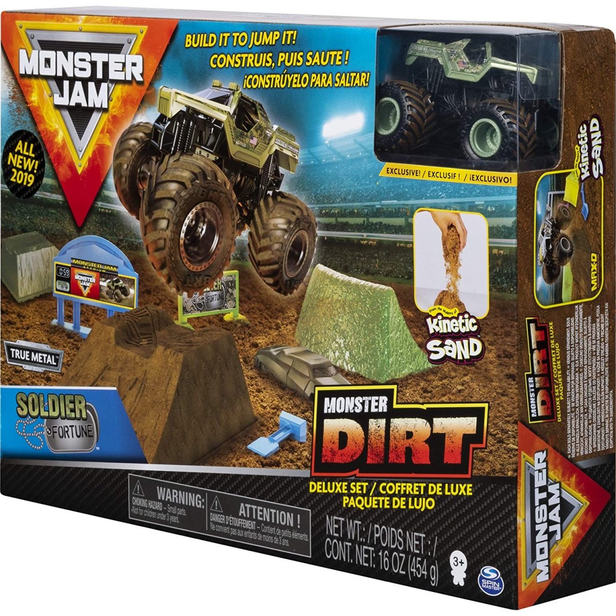 MONSTER JAM Dirt Deluxe Set - SPINMASTER - BAMBINO - td-toys.it