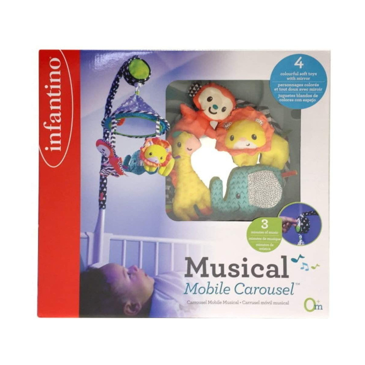 INFANTINO - Music Carousel Giostrina per Lettino-PRIMA INFANZIA