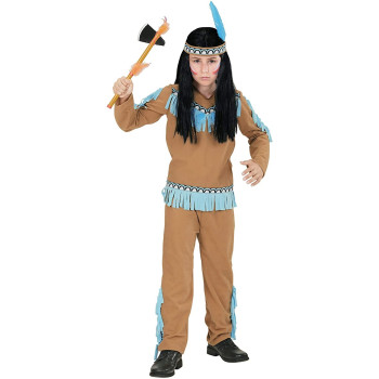 INDIAN (jacket, trousers, headband) 8/10 YEARS - WIDMANN - COSTUMES - td-toys.it