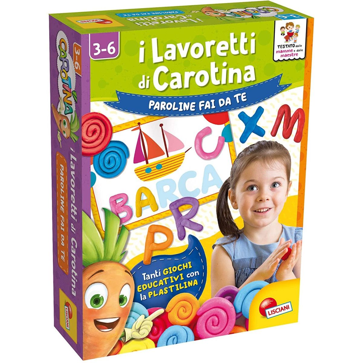 I LAVORETTI DI CAROTINA PAROLINE FAI DA TE - LISCIANI GIOCHI - EDUCATIVI - td-toys.it