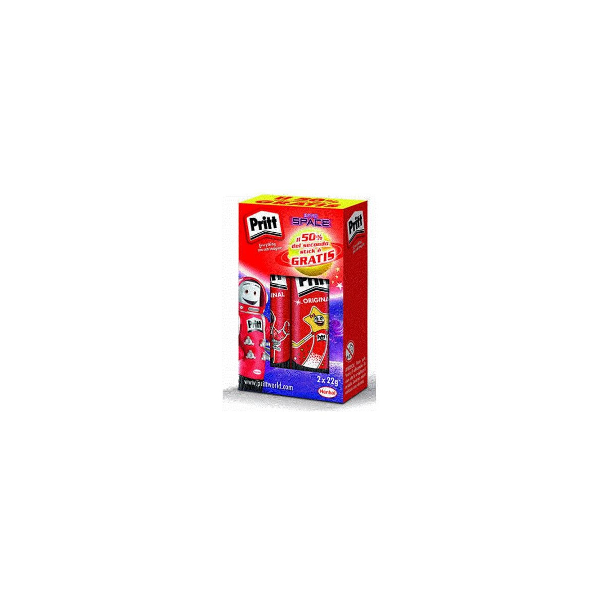 Colla Pritt 2x22gr - - CANCELLERIA - td-toys.it