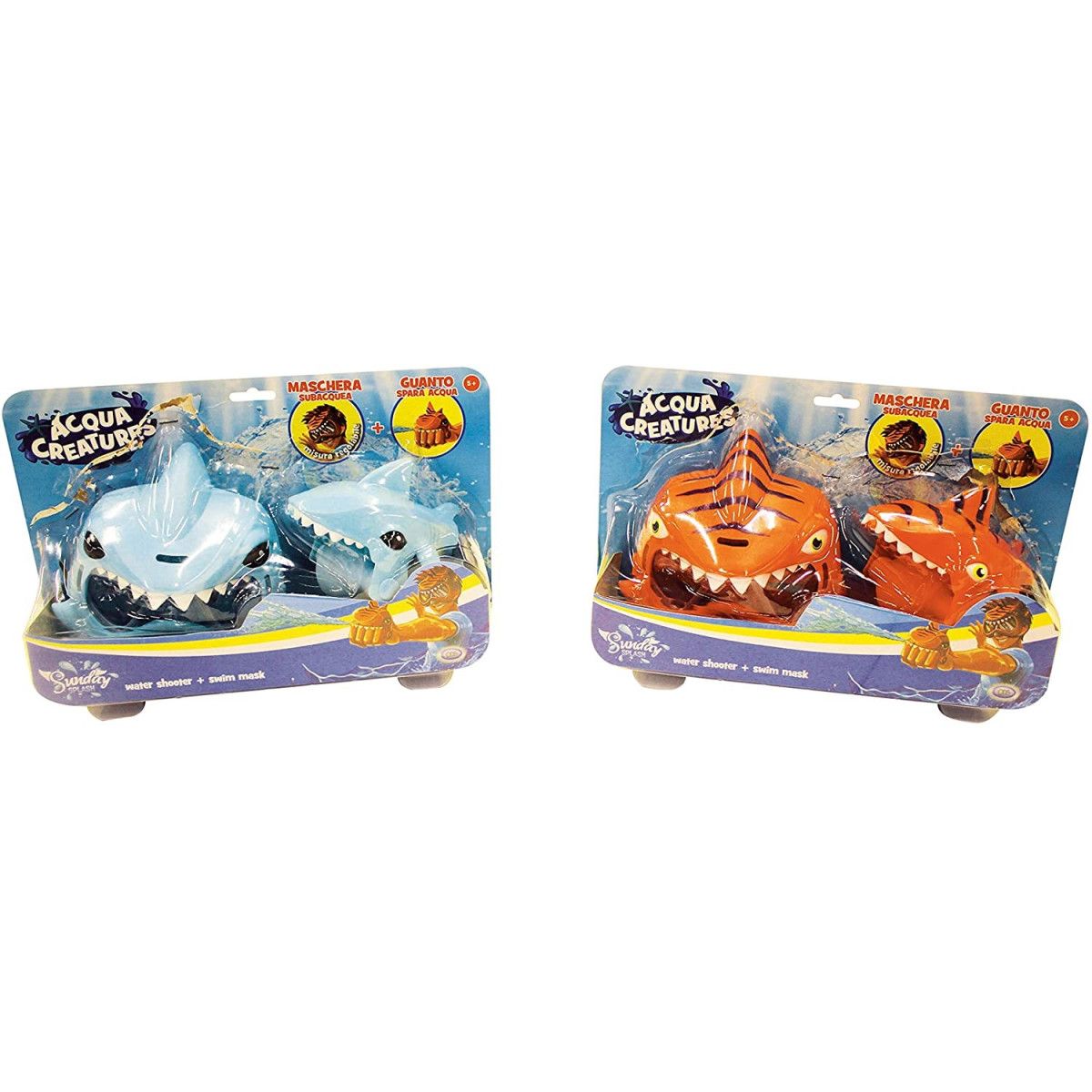 SUNDAY - WATER CREATURES C / WATER SHOOTING MASK - O.D.S. - AQUATIC - td-toys.it