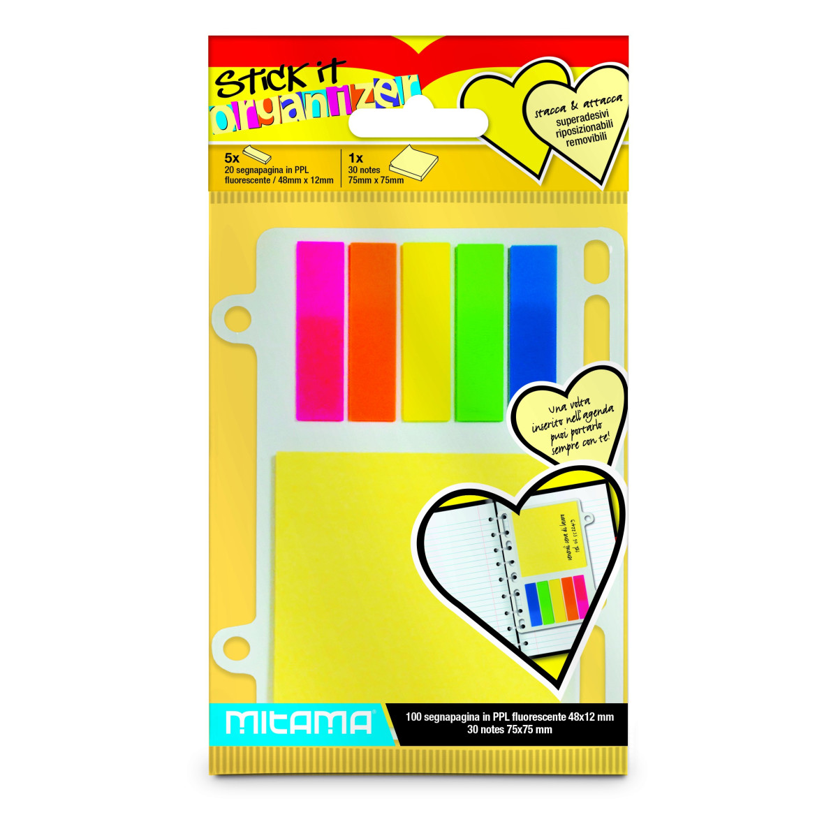 Dispenser Notes Ades.Stick It,x Quad,30 Fg.Giallo - - CANCELLERIA - td-toys.it