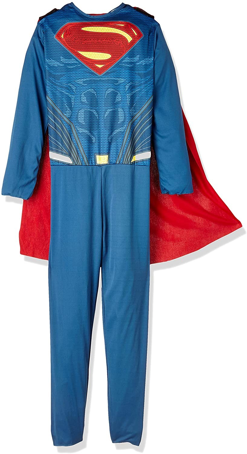 COSTUME SUPERMAN OPP BAMBINO 8/10 anni costume con stampa e mantel