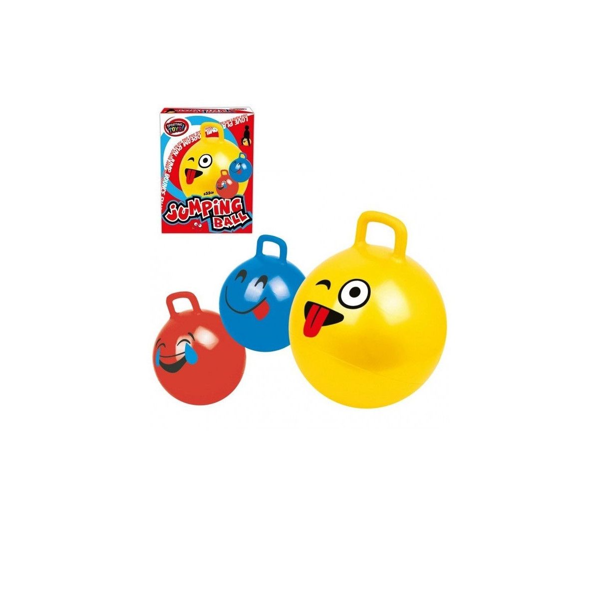 GIOCO"HOPPER BALL" D.55CM-600G - SPORT ONE - GIARDINO - td-toys.it