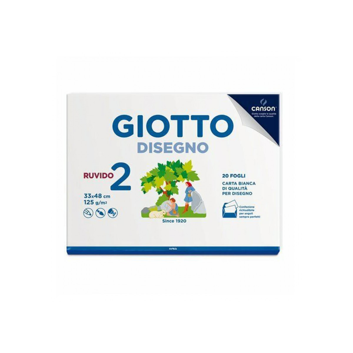 GIO DISEGNO 2 33X48 12FG 125G RUVIDO-ALBUM DISEGNO