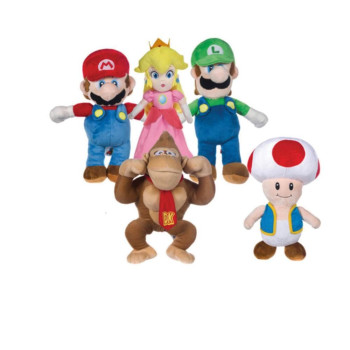 (Size 2) SUPER MARIO 20cm - 10 ass-TEDDY BEAR- TD Toys