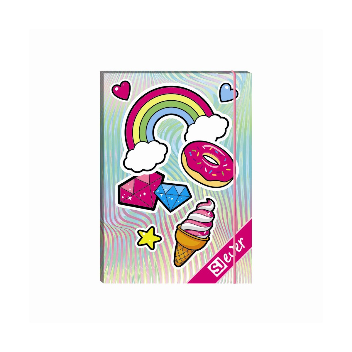 CART.EL.DS01 SJ GANG EVER GIRL - - Seven - FOLDERS - td-toys.it