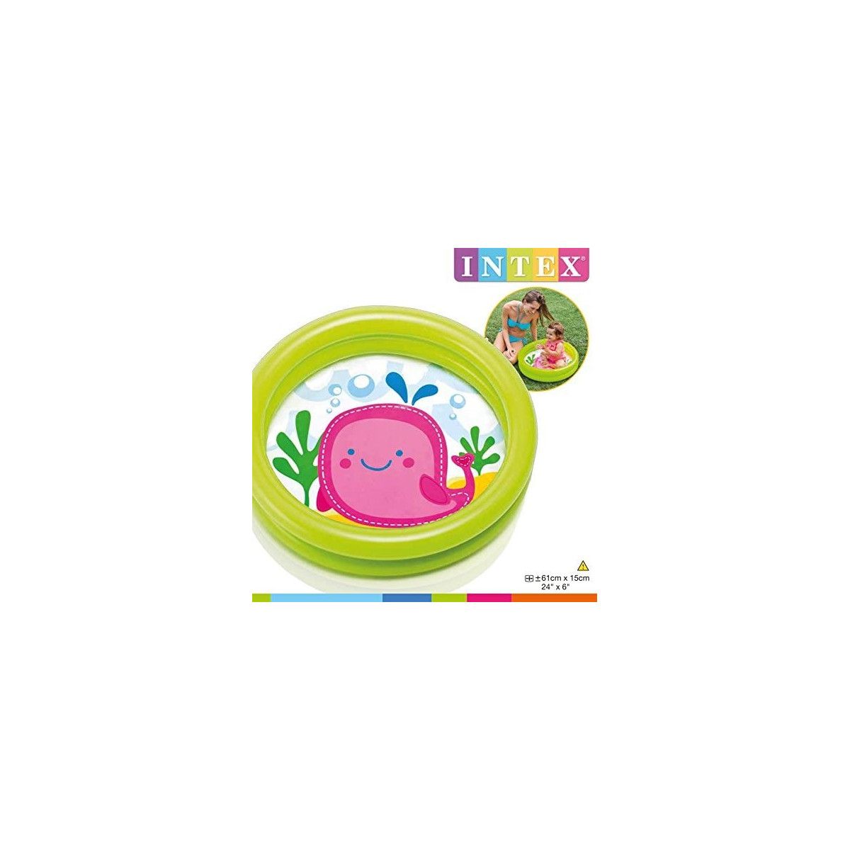 Piscina Intex Baby colori ass.-INTEX