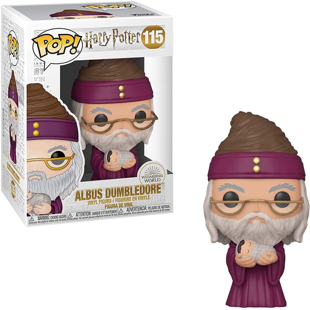 Harry Potter - Dumbledore W/ Baby Harry 9Cm 115 (Pop!) - FUNKO POP! - FUNKO POP! - td-toys.it