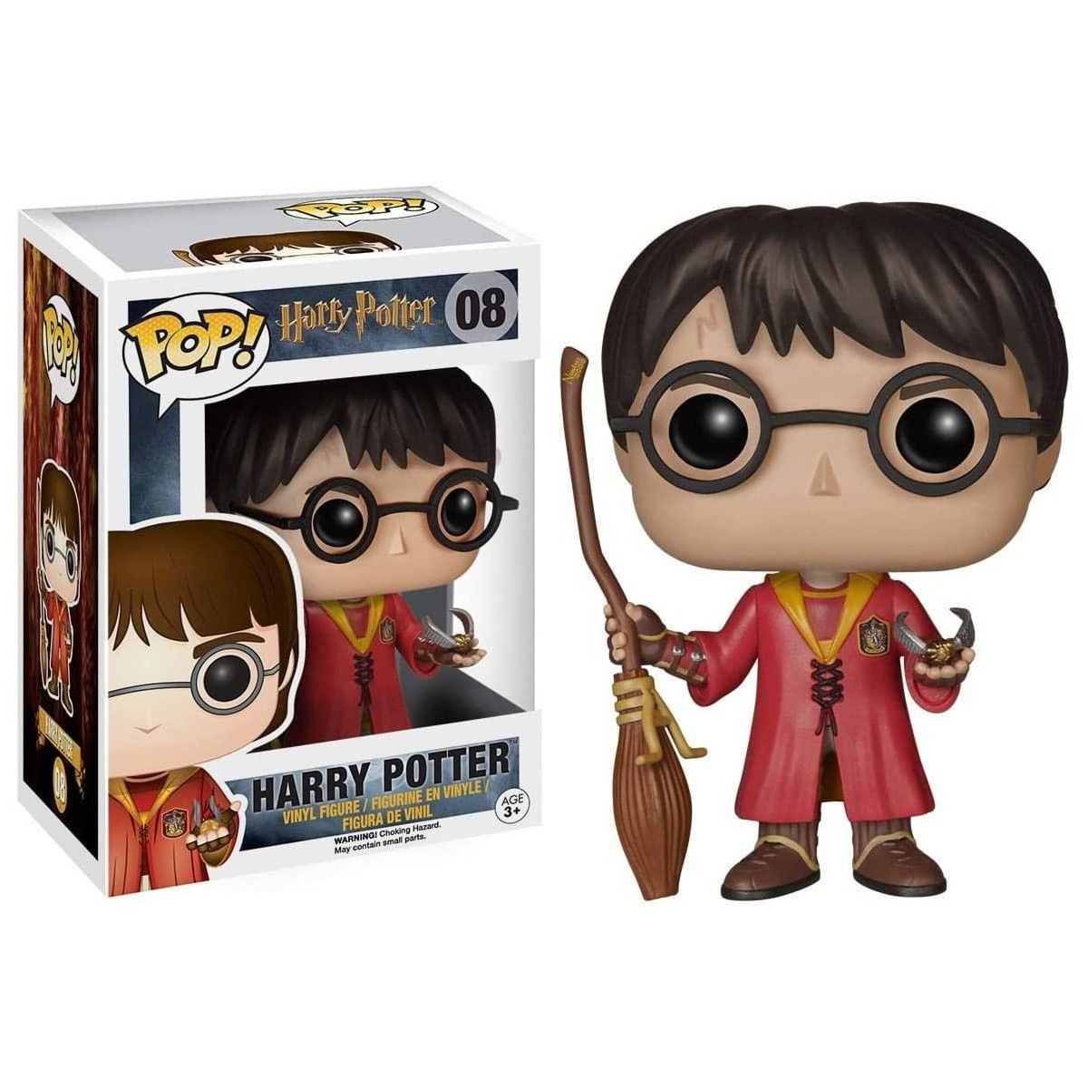 Harry Potter - 08 Quidditch Harry 9Cm (Pop!) - FUNKO POP! - FUNKO POP! - td-toys.it