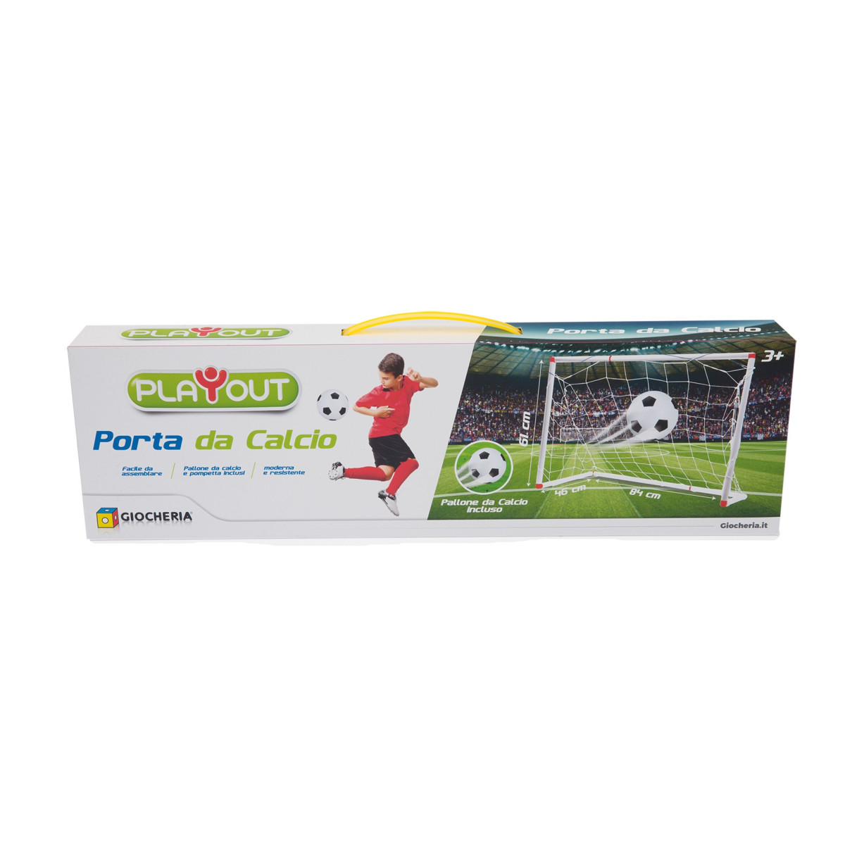 PO SOCCER GOAL 84X61X46 - GIOCHERIA SPA - CHILD - td-toys.it