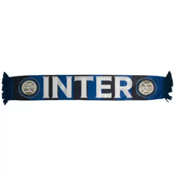 Sciarpa Inter Poliestere, Nero/Blu