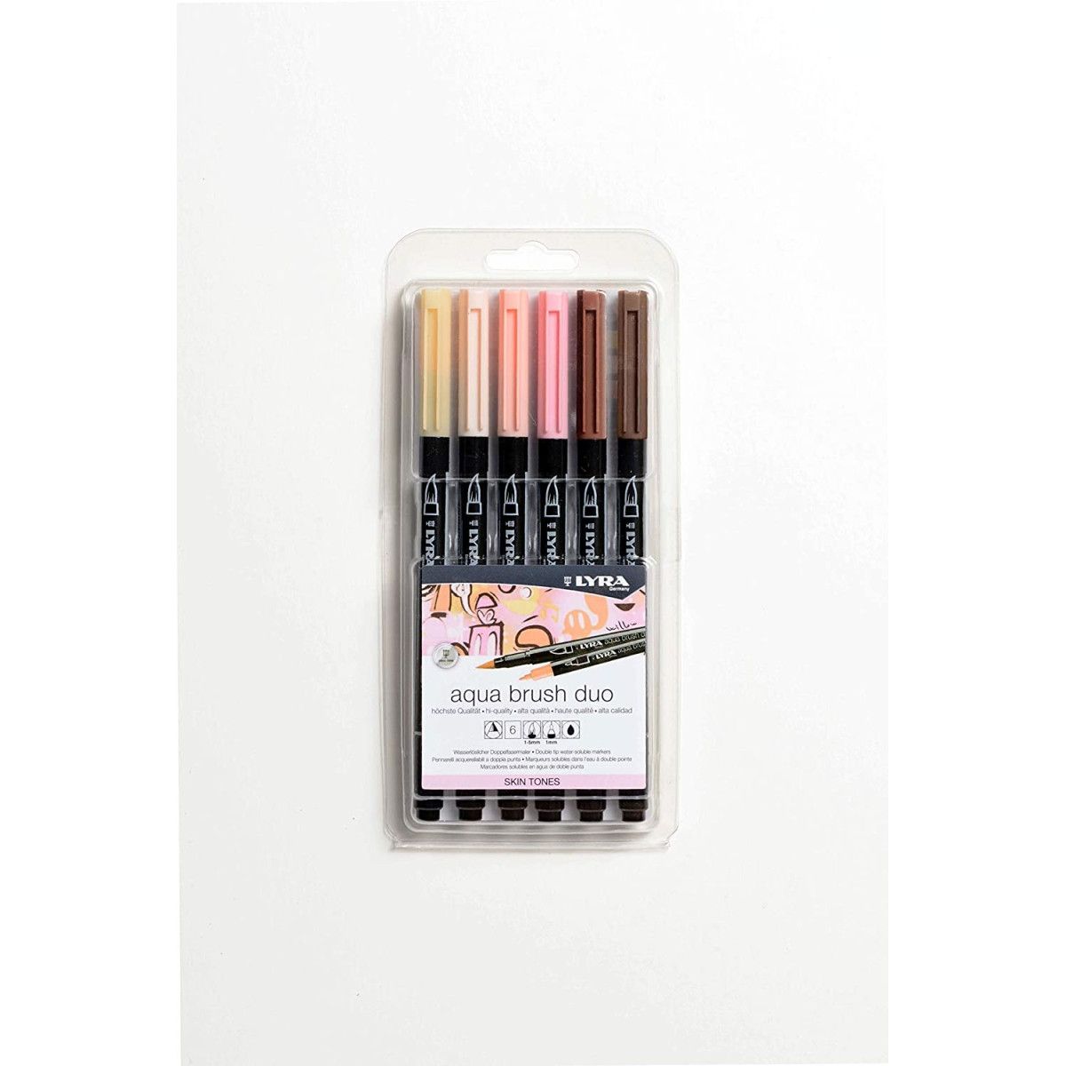 Aqua brush duo skin tones set-PENS-MARKERS-PENCILS