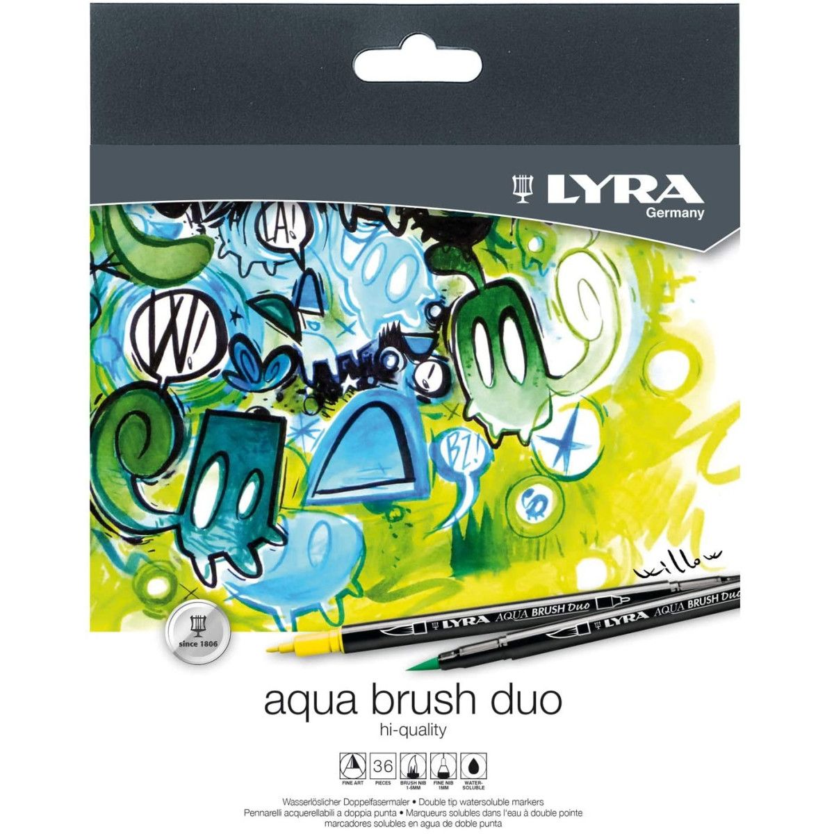 Aqua brush duo box of 36-PENS-MARKERS-PENCILS