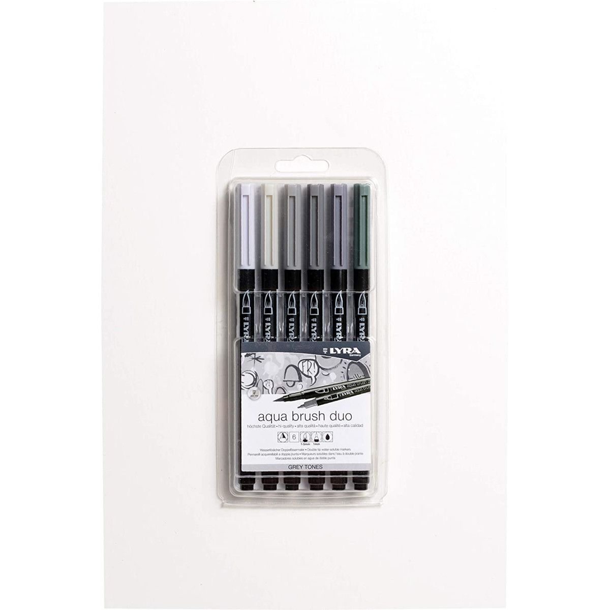 Aqua brush duo gray tones set-PENS-MARKERS-PENCILS