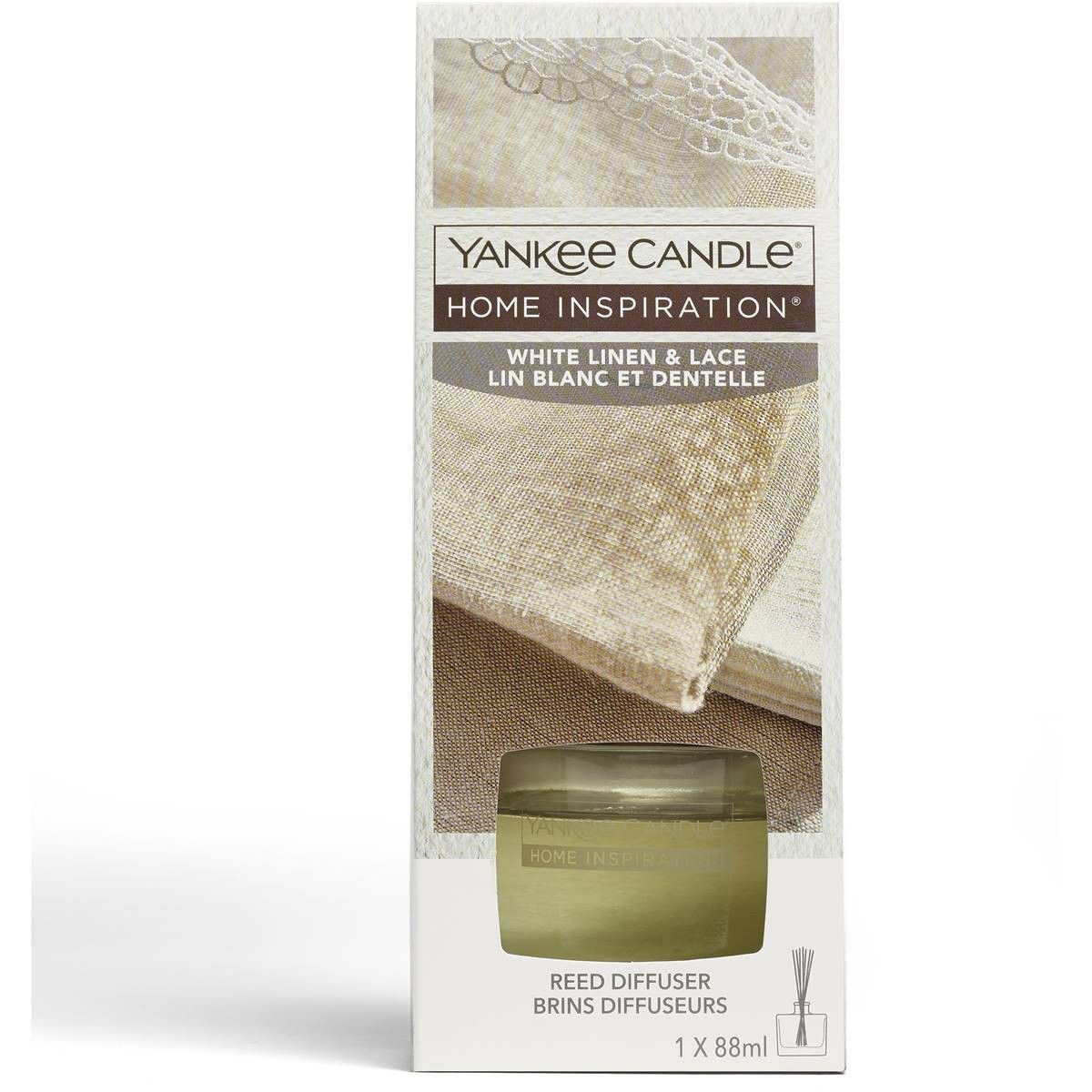 WHITE LINEN & LACE REED YANKEE CANDLE - YANKEE CANDLE - CLOTHING - td-toys.it