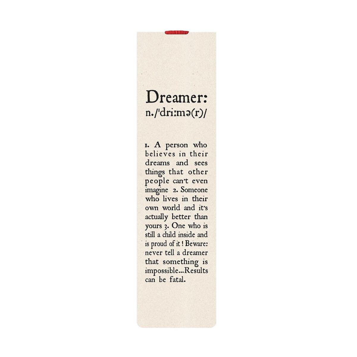 BOOKMARK - DREAMER - LEGAMI MILANO - Negozio - td-toys.it