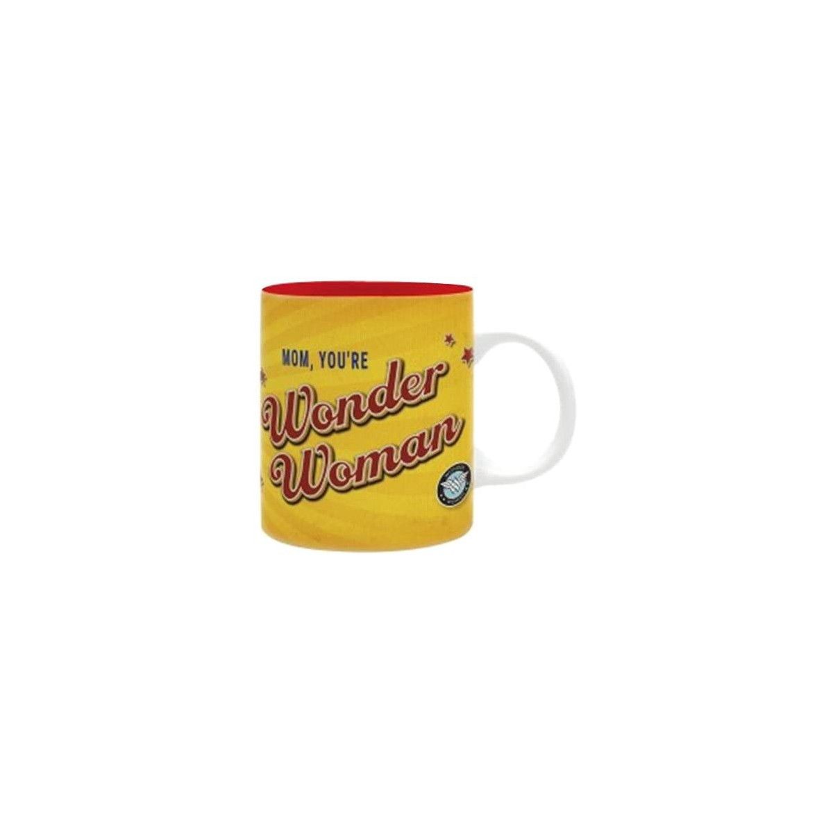 DC COMICS - Mug - 320 ml - "Wonder Woman Mom" - subli - with box - ABYSTYLE - TAZZE - td-toys.it