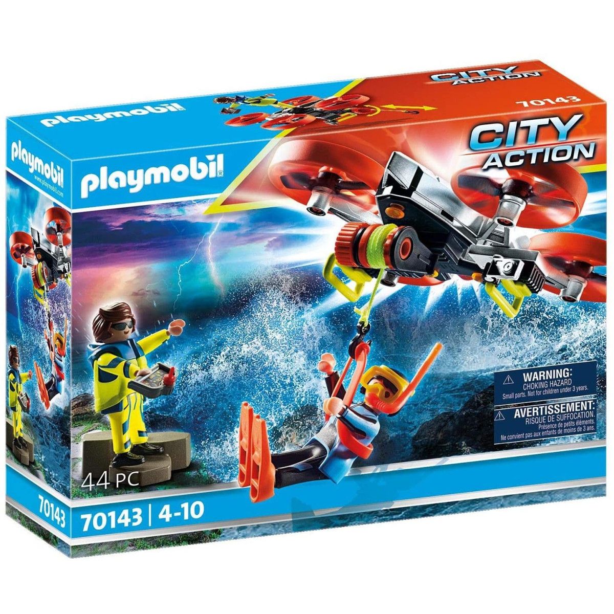 DRONE DI SALVATAGGIO DELLA GUARDIA COSTIERA - PLAYMOBIL - PLAYMOBIL - td-toys.it