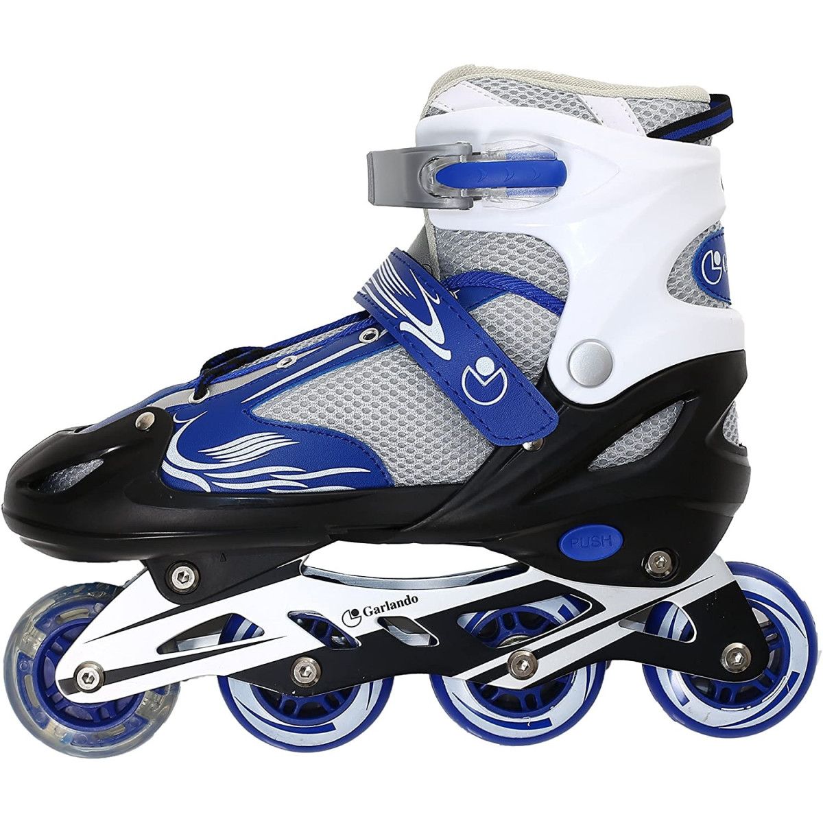 SKATES FIRE WHEEL BLUE 38/41 GRG025 - - GARDEN - td-toys.it