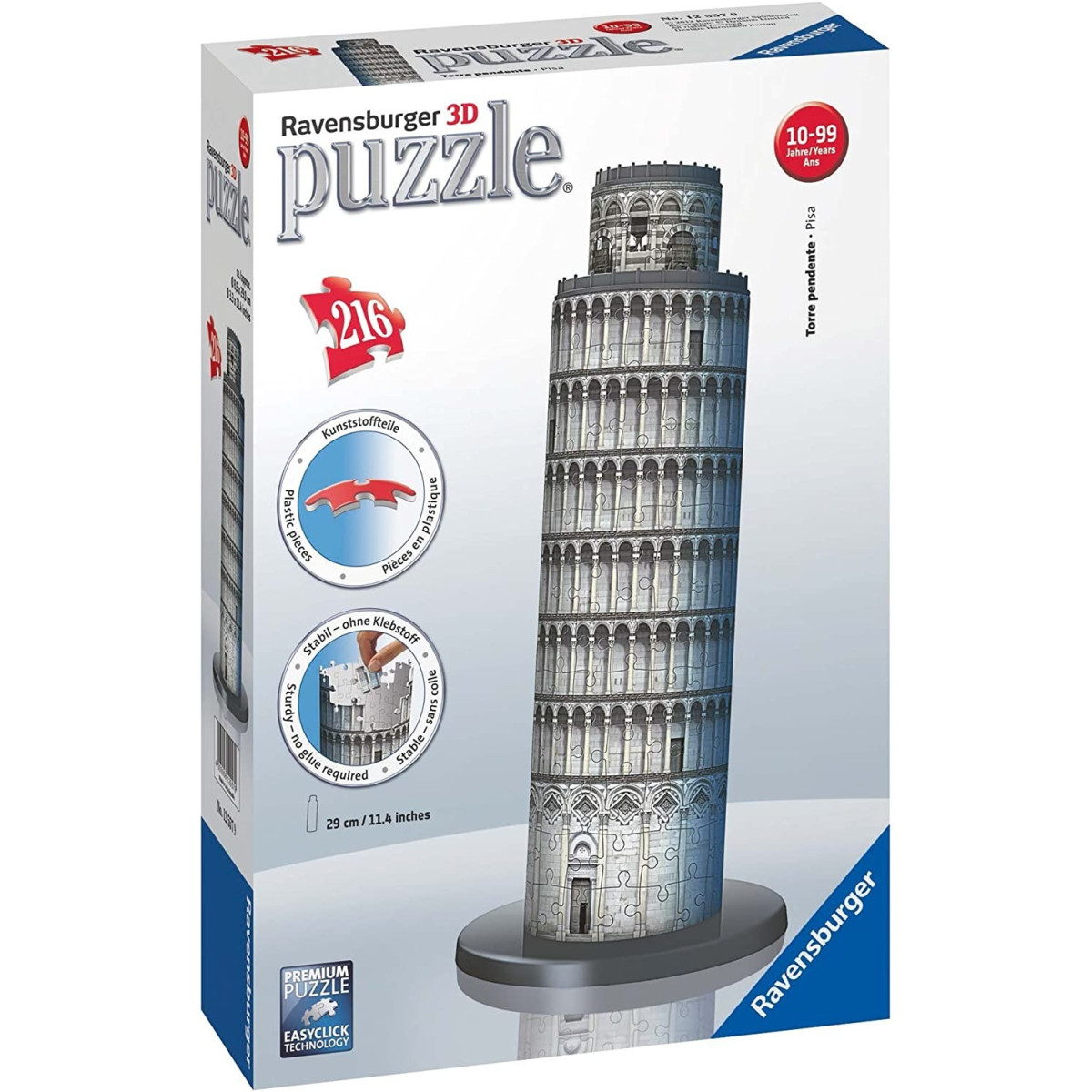 Tower of Pisa-midi 216 pcs - Ravensburger - PUZZLE - td-toys.it