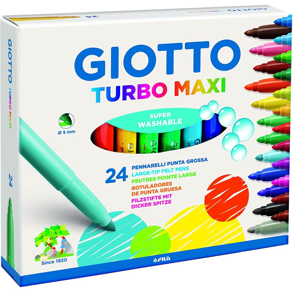 AST 24 GIOTTO TURBO MAXI-PENNE-PENNARELLI-MATITE-GOMME