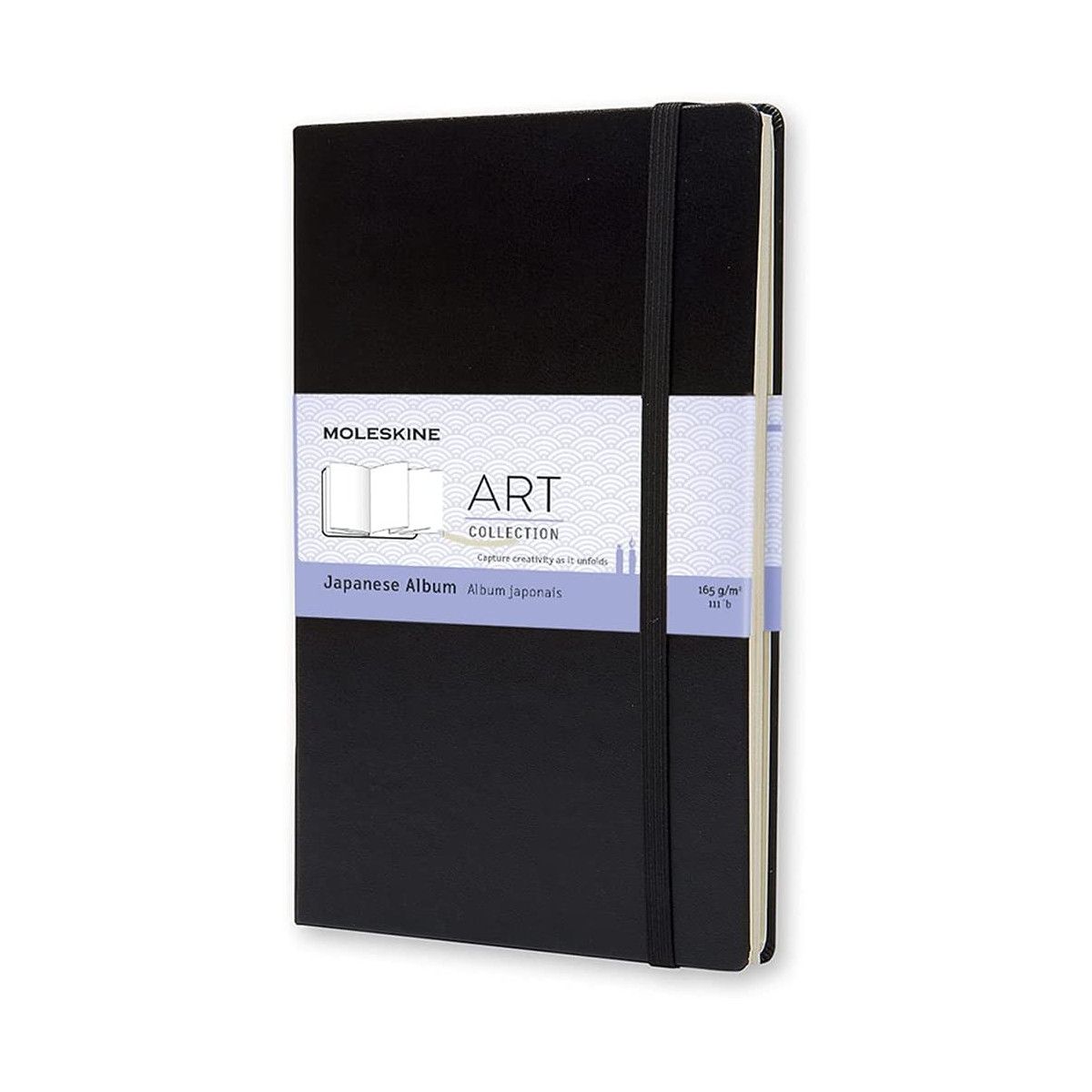 JAPANESE ALBUM LG BLACK MOLESKINE - FRANCO COSIMO PANINI - DIARIES/DIARIES - td-toys.it