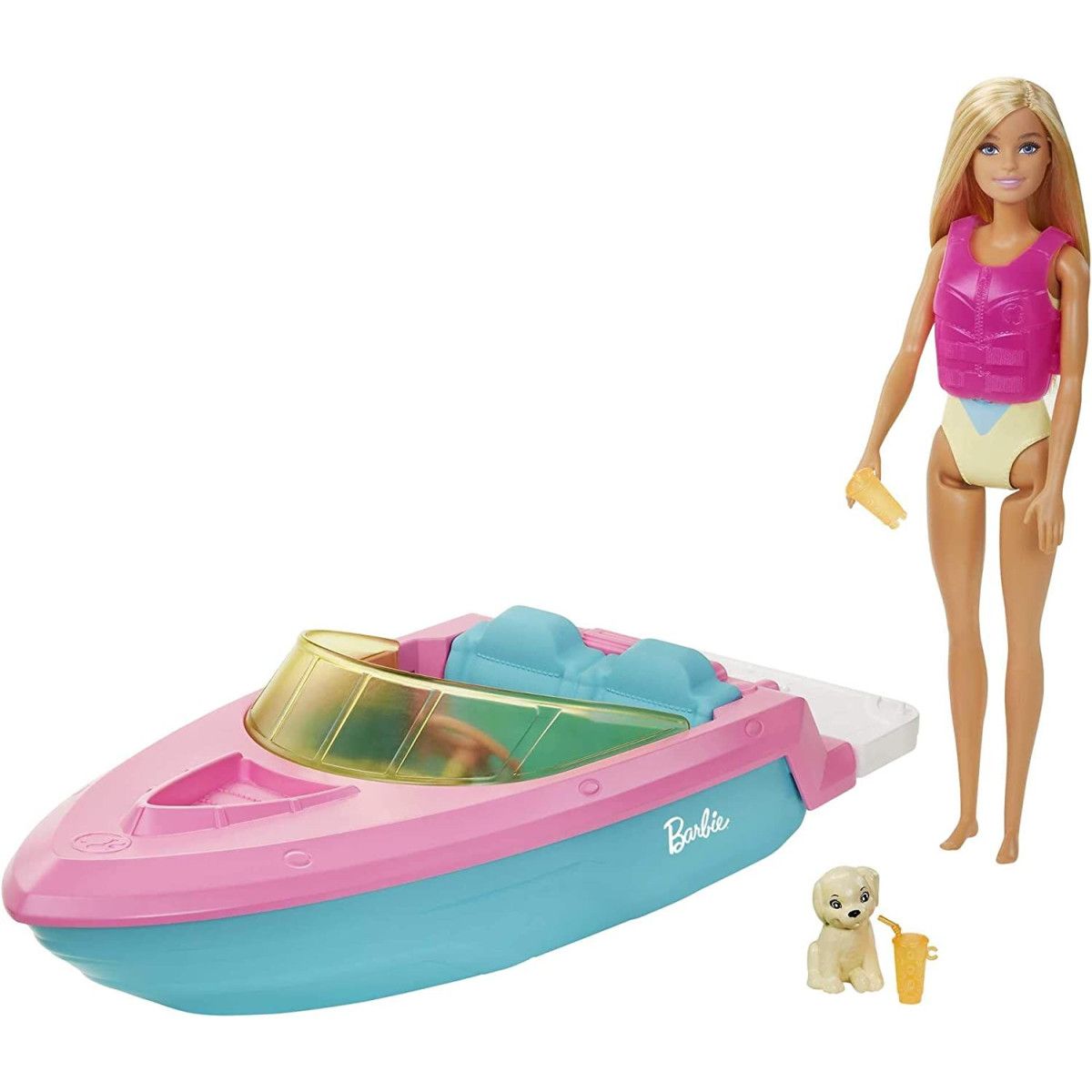 Barbie Barca con doll - MATTEL - BAMBINA - td-toys.it