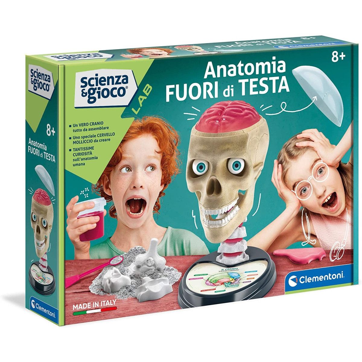 ANATOMY OUTSIDE THE HEAD - Clementoni - EDUCATIONAL - td-toys.it