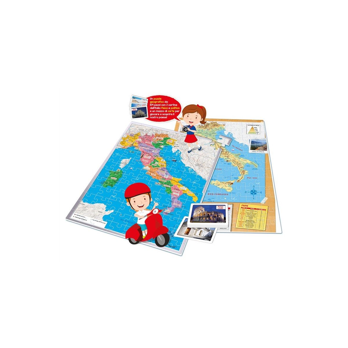 LET'S DISCOVER ITALY - Clementoni - EDUCATIONAL - td-toys.it