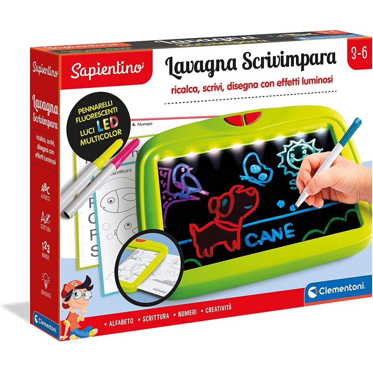 LAVAGNA SCRIVIMPARA NEW - Clementoni - CREATIVI - td-toys.it