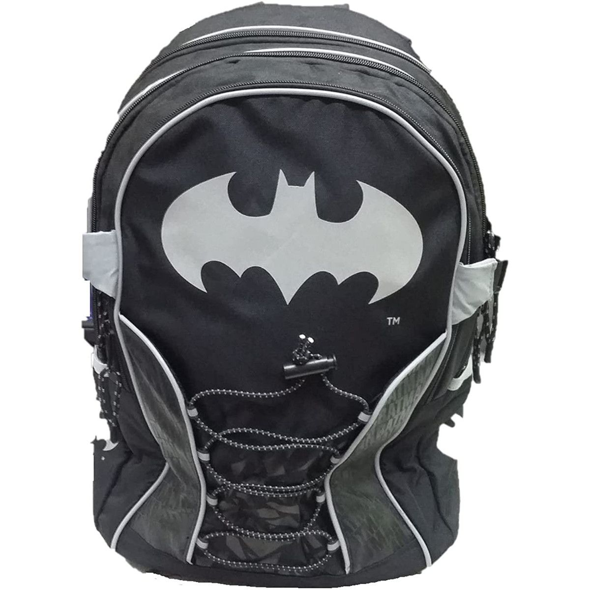 BACKPACK WITH THREE ZIPPERS - BATMAN BTS 2021 - - BACKPACKS - td-toys.it