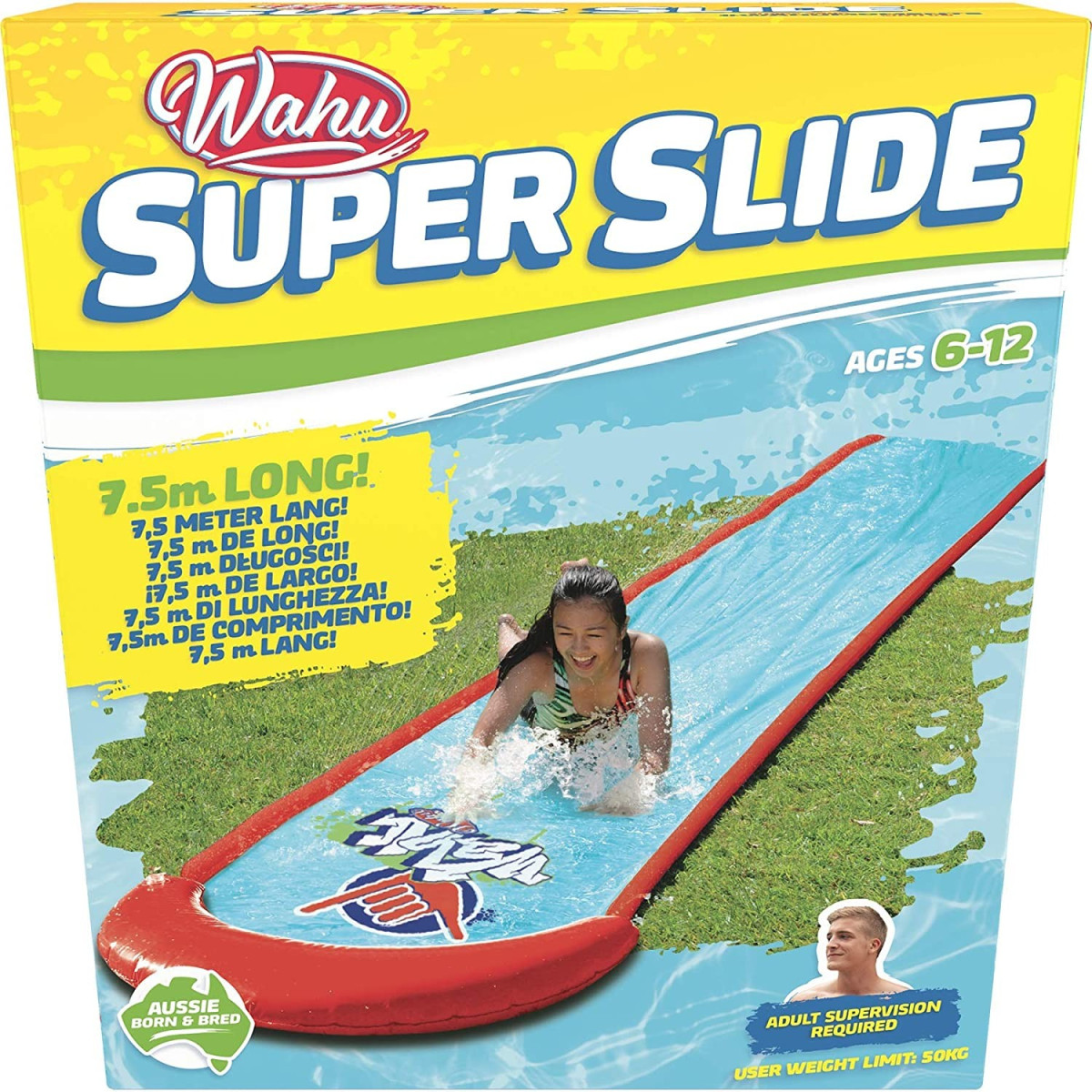 WAHU SUPER SLIDE 7.5 MT - GOLIATH - AQUATIC - td-toys.it