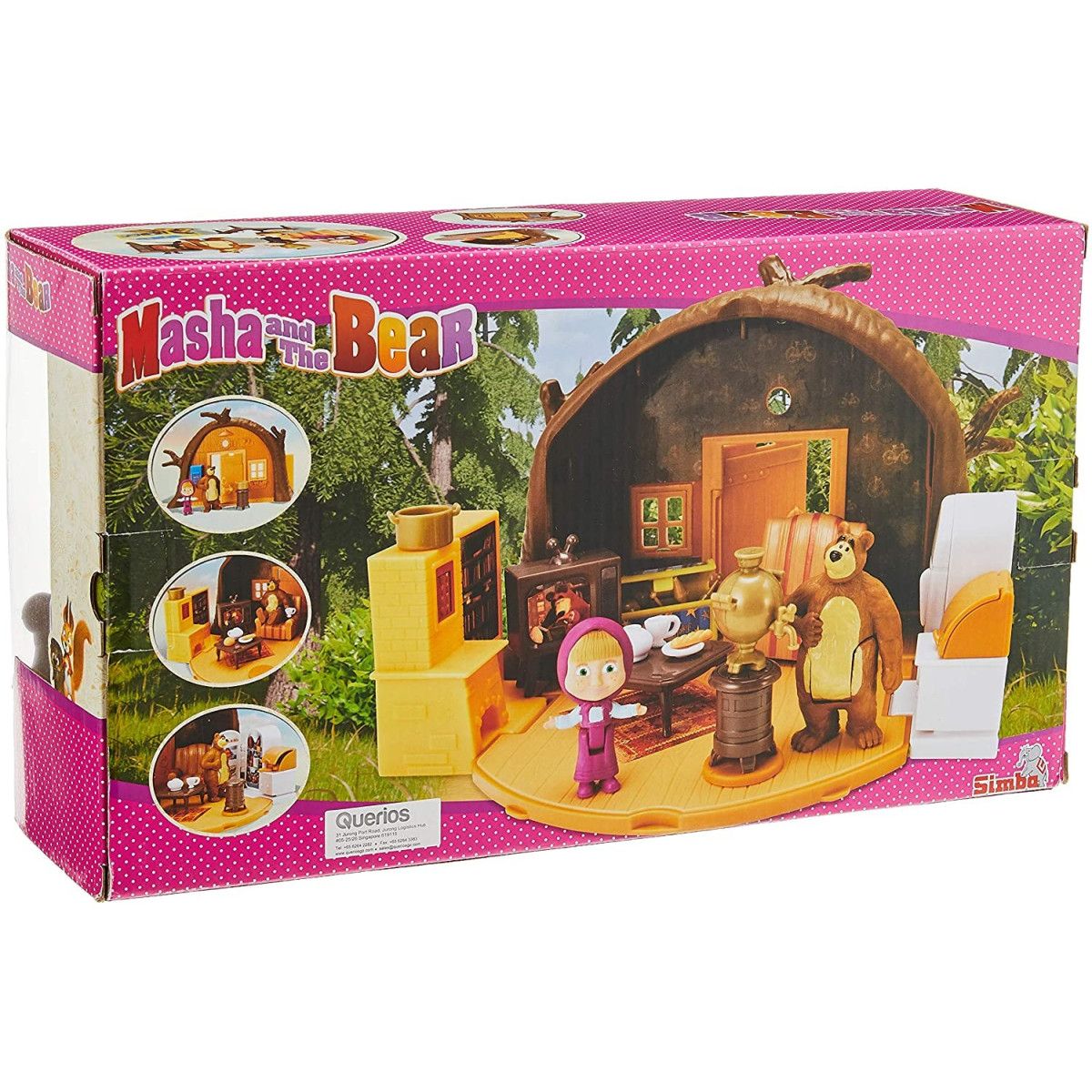 Masha E Orso Masha Racconta Storie Audible Box Incluse 24 Storie - Smoby -  Casa delle bambole e Playset - Giocattoli