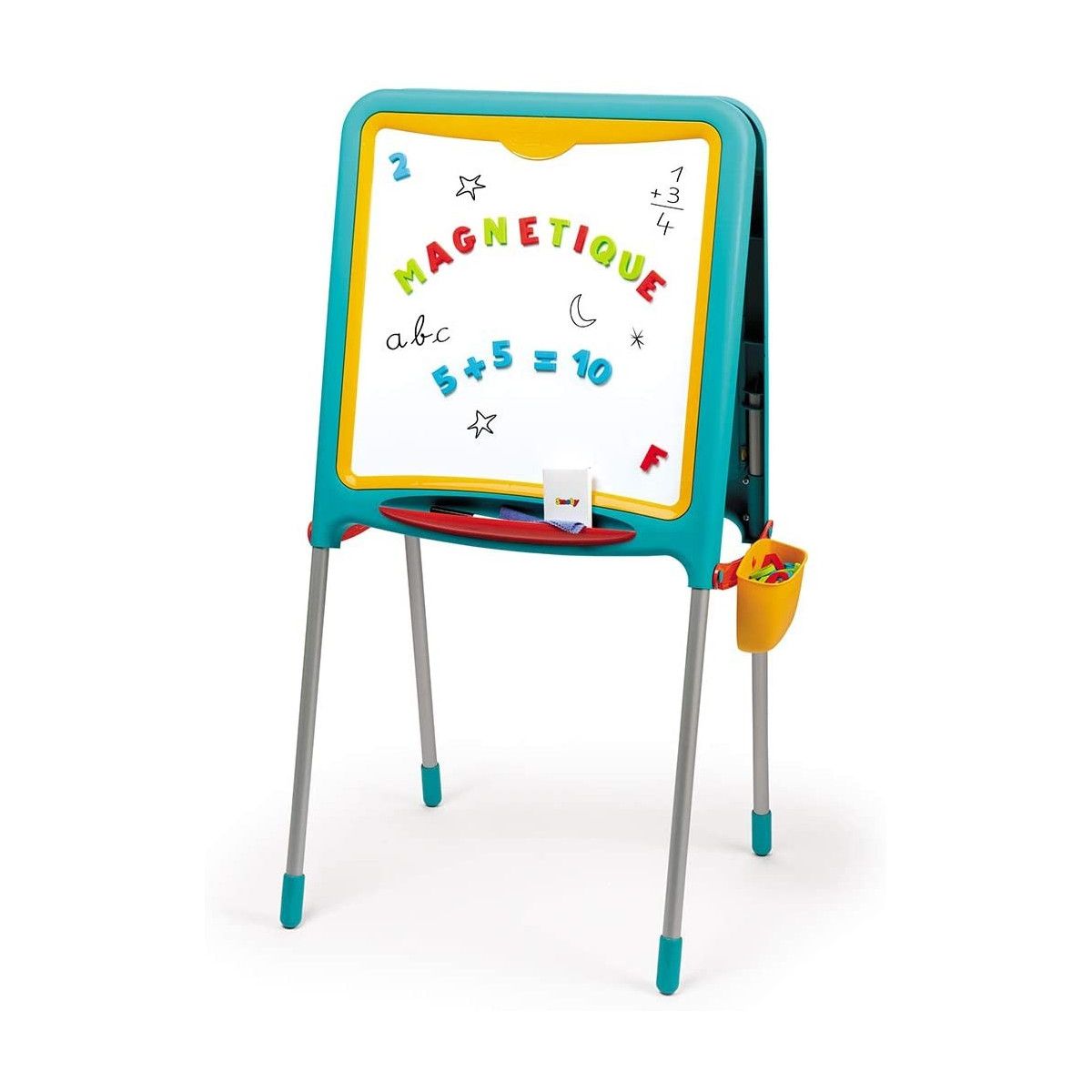 Activity Blackboard with metal legs + 80 accessories! - SMOBY - EDUCATIONAL - td-toys.it