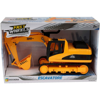 FAST WHEELS - Tracked Wheel Excavator and Mobile Shovel-GIOCATTOLI PER BAMBINO