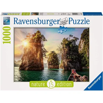 Cheow Lan Rocks, Thailand 1000 PCS RAVENSBURGER-PUZZLE- TD Toys
