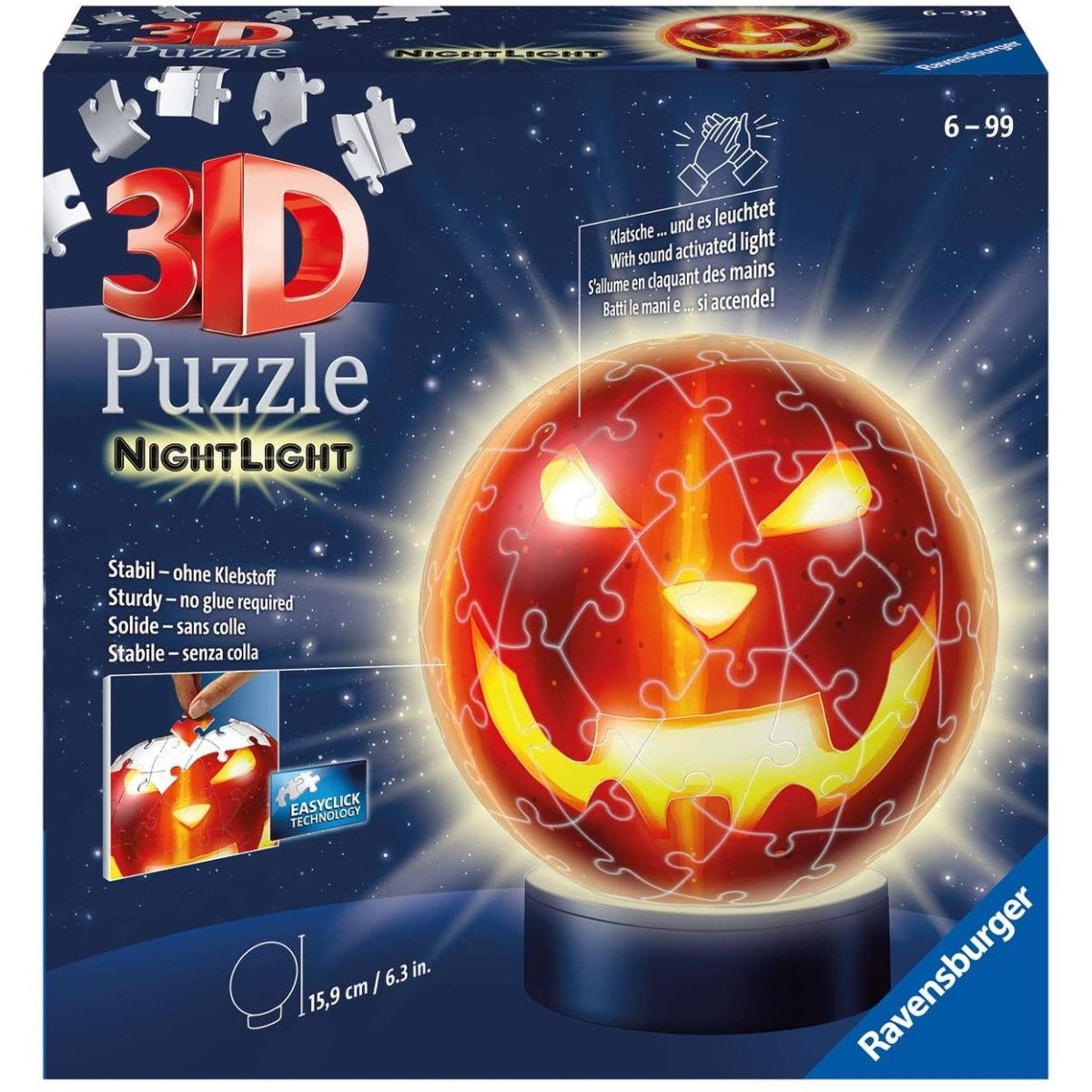 Pumpkin Nightlit 72pc - Ravensburger - PUZZLE - td-toys.it