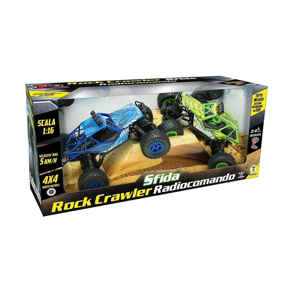 T CONTROL - ROCK CRAWLER 2 PCS 2.4GHZ SCALE - - CHILD - td-toys.it