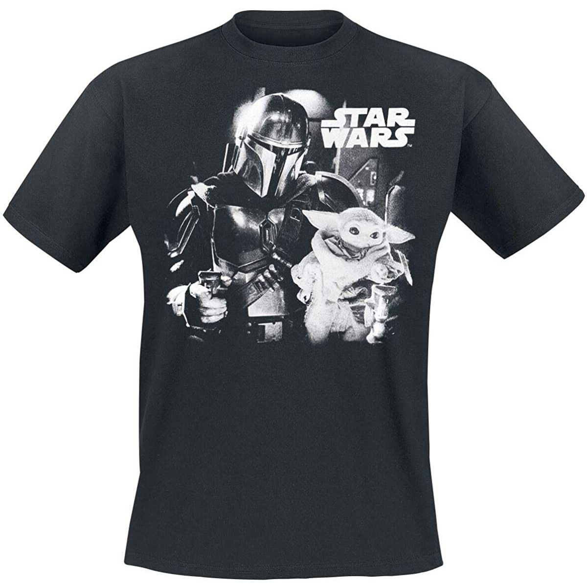 STAR WARS: THE MANDALORIAN - T-SHIRT - BWPHOTO M - - T SHIRT - td-toys.it