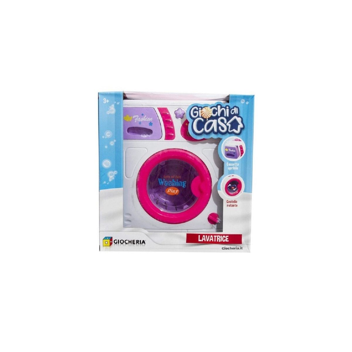 HOME GAMES - Rotating Basket Washing Machine - GIOCHERIA SPA - UNISEX - td-toys.it