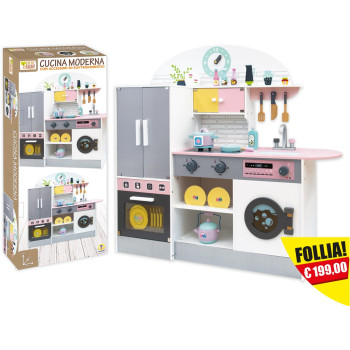 MADE OF WOOD - MULTIF. KITCHEN C / ACC. H. 103CM-GIOCHI IN LEGNO