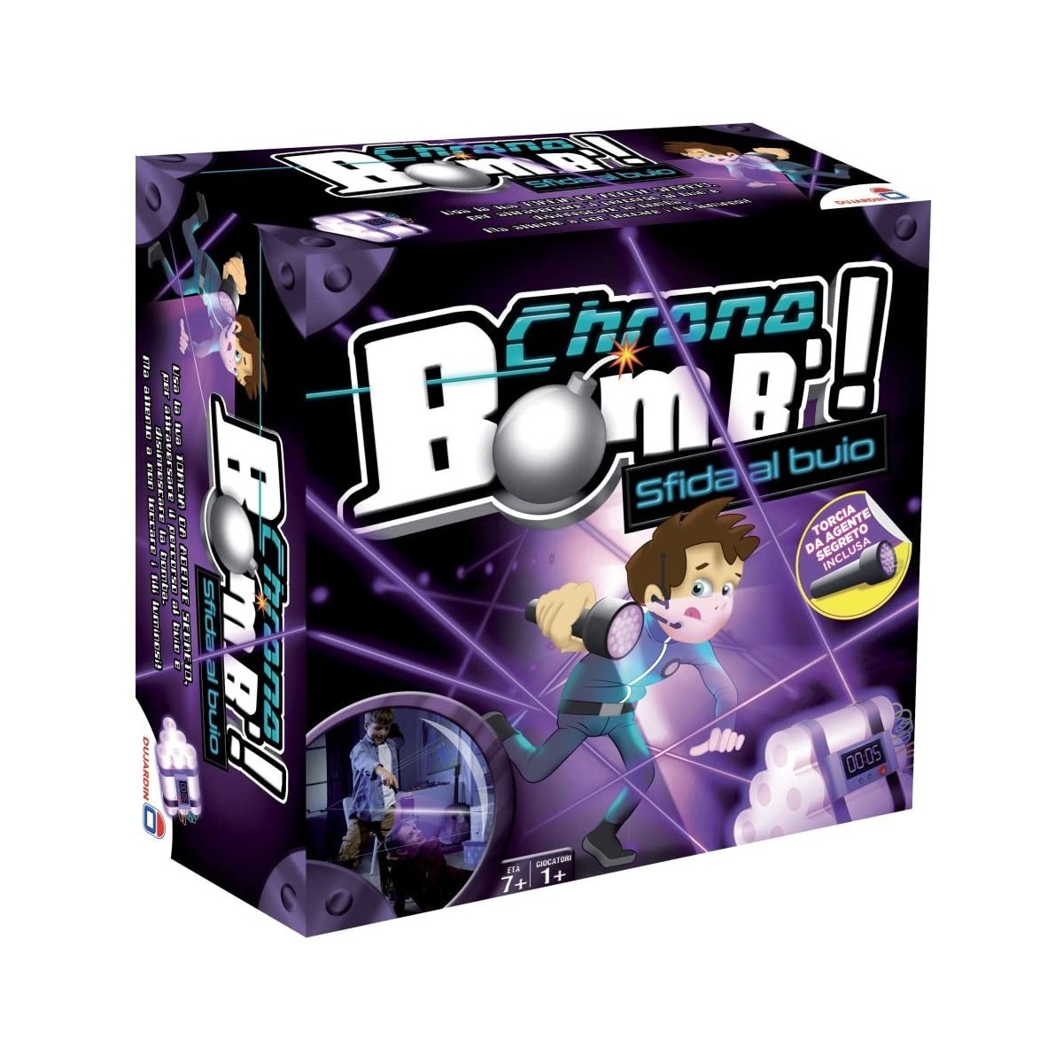 CHRONO BOMB CHALLENGE IN THE DARK CM.26,5X26,5X11,3 90421 * - SG20 / 0 - - BOARD GAMES' - td-toys.it