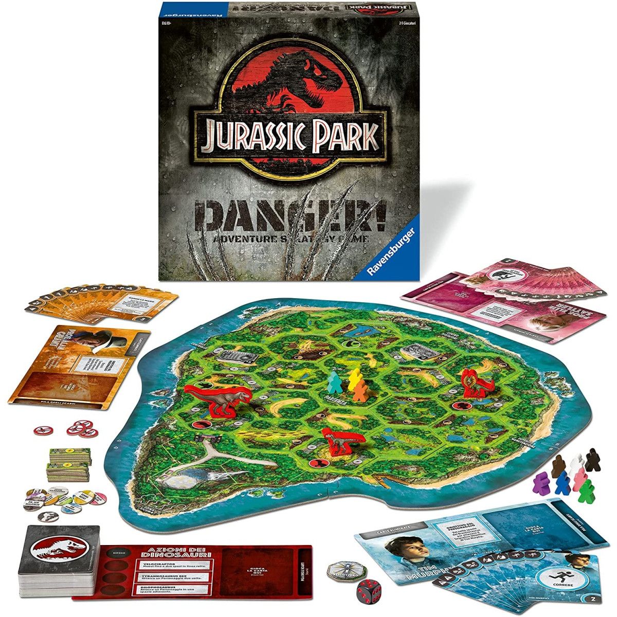 Jurassic Park - Danger - Ravensburger - BOARD GAMES' - td-toys.it